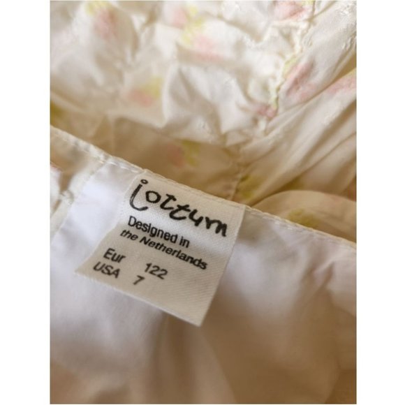 Jottum formal dress + matching purse Size 7 layers cinching ruffles tulle flower - Picture 10 of 12